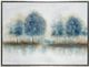 Crestview Collection Lush Lands Blue/Gold/Gray Wall Art -0