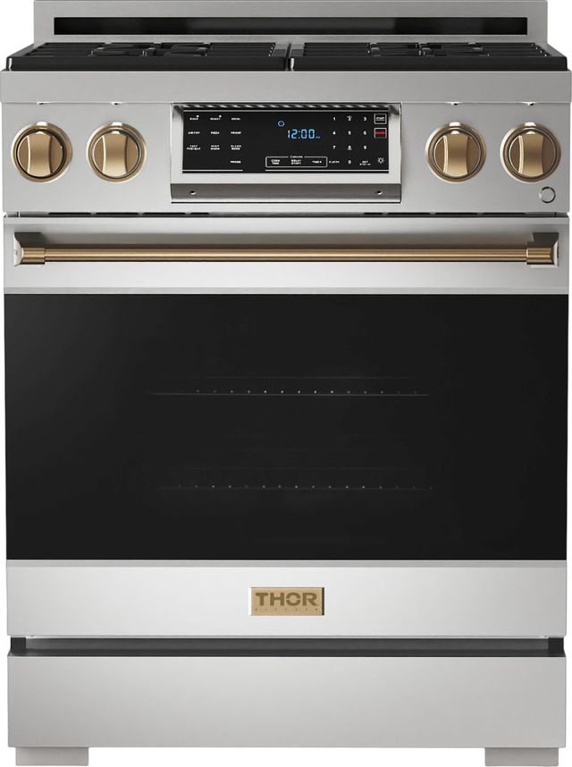 Thor Kitchen® Gordon Ramsay Series 30" Stainless Steel Pro Style Gas Range-0