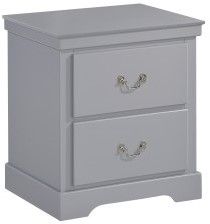 Mazin Furniture Seabright Gray Nightstand-2