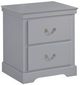 Mazin Furniture Seabright Gray Nightstand-2