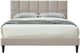 Bernards Evelyn Beige Twin Panel Bed with USB Port-1