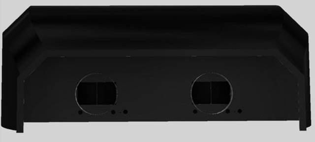 Vent-A-Hood® Designer Series 60" Black Wall Mounted Range Hood-2