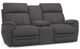 La-Z-Boy® Talladega Shitake Leather Reclining Loveseat with Console-0