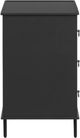 Moe's Home Collection Reagan Black 3-Drawer Nightstand-4
