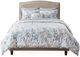 Olliix by Madison Park Essentials Blue Queen Sofia Reversible Complete Bedding Set-0