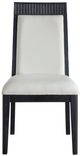 Coaster® Brookmead 7-Piece Black/Ivory Leaf Dining Set-4
