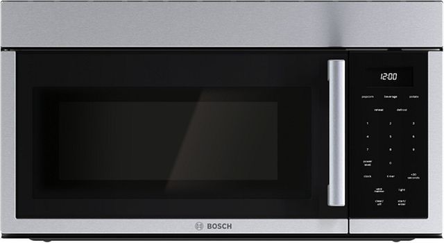 Bosch® 300 Series 30" 1.7 Cu. Ft. Stainless Steel Over the Range Microwave-0