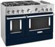KitchenAid® 48" Ink Blue Pro Style Dual Fuel Range with Griddle-1