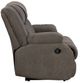 Signature Design by Ashley® First Base Gunmetal Manual Reclining Loveseat-3