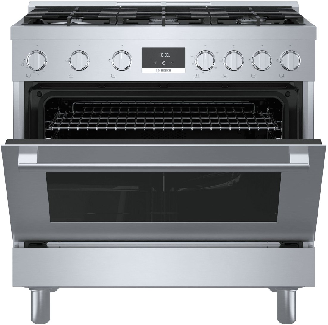 Bosch 800 Series 36" Stainless Steel Pro Style Gas Range - Thumbnail 3