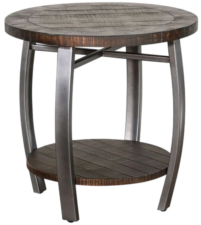 Sunny Designs™ Homestead Tobacco Leaf End Table -0