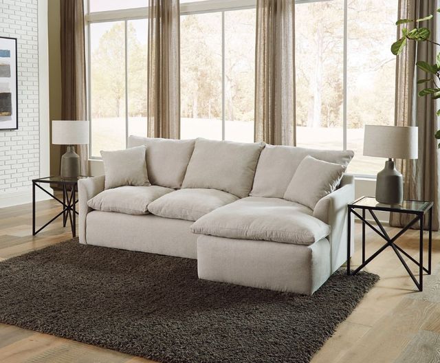Jackson Furniture Harper 2-Piece Oyster Right-Arm Facing Loveseat Sectional and Chaise-1