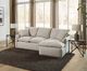 Jackson Furniture Harper 2-Piece Oyster Right-Arm Facing Loveseat Sectional and Chaise-2