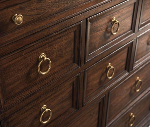 Lexington Home Silverado Crosby Walnut Gentleman's Chest-3