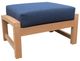 CabanaCoast® Customizable Savannah SOL Teak™ Outdoor Ottoman-0