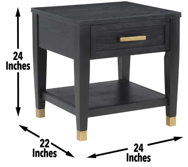 Steve Silver Co. Yves Charcoal End Table-2