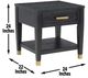 Steve Silver Co. Yves Charcoal End Table-2