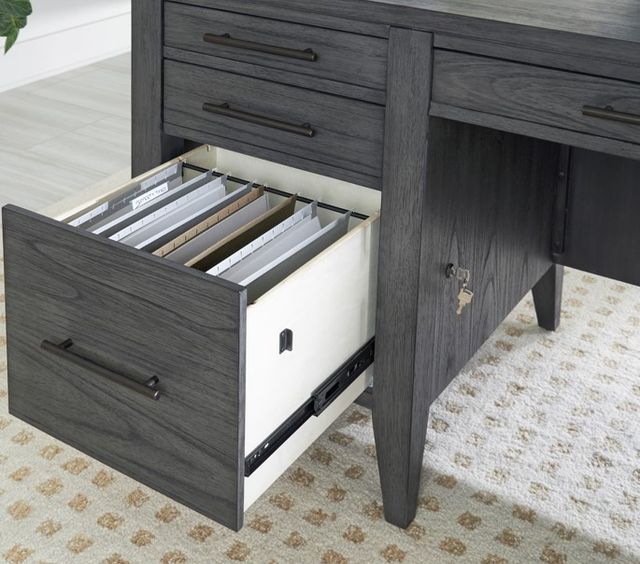 aspenhome® Preston Urbane Gray 66" Executive Desk-2