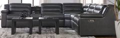 Hughes Furniture® 53016 6-Piece Tanner Iron Power Reclining Sectional