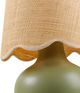 Surya Stella Dark Glazed Green Table Lamp-1
