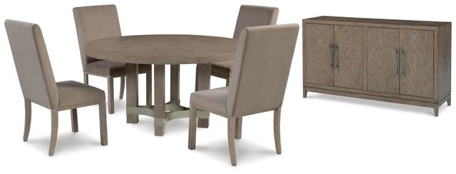 Signature Design by Ashley® Chrestner 6-Piece Gray Dining Room Set-0