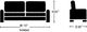 Edgewood Furniture Pineview Banana Sofa Bed-2