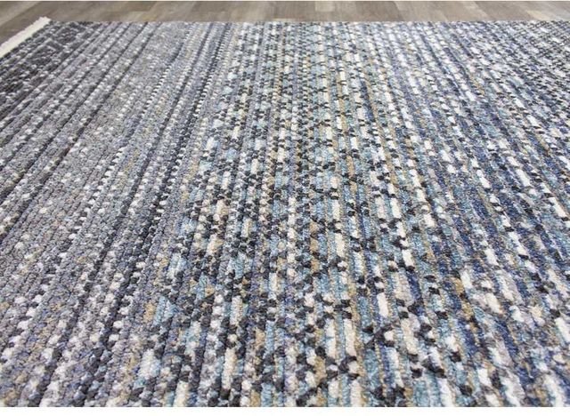 Kalora Interiors Calabar Blue/Gray/White 6' x 8' Rug-1