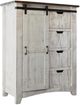 International Furniture Direct Pueblo White Chest-0