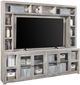 aspenhome® Avery Loft Limestone 97" Console and Hutch-1