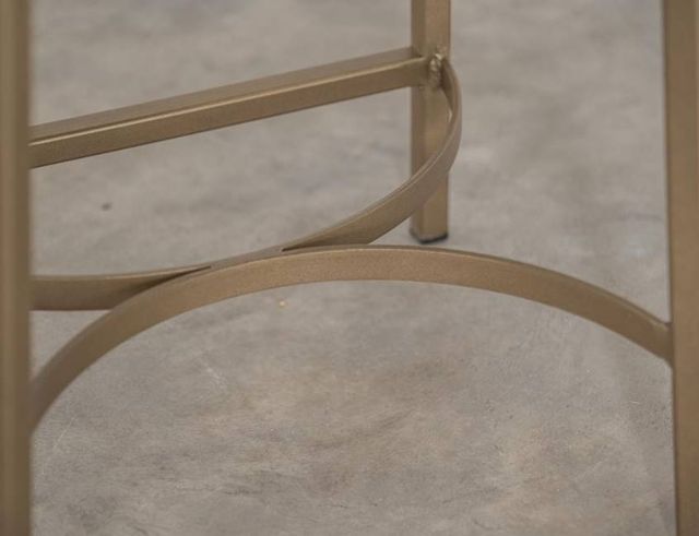 International Furniture Direct Mezquite Brown/Gold Counter Stool-3