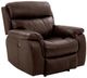 Furniture of America® Antenor Brown Power Reclining Chair-0