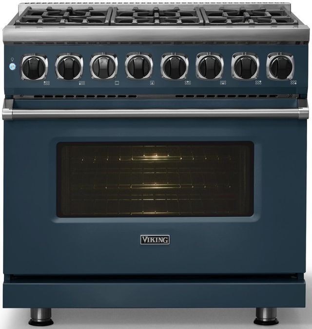 Viking® 7 Series 36" Squall Pro Style Dual Fuel Range-2