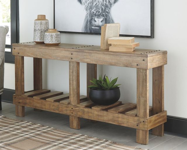Signature Design by Ashley® Susandeer Brown Console Sofa Table-3