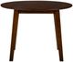 Jofran Inc. Simplicity Espresso Round Drop Leaf Dining Table-2