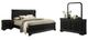 Lifestyle 0393A 4-Piece Antique Black Twin Bedroom Set-0