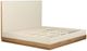 ACME Furniture Zoey Beige Upholstered Eastern King Panel Bed-0