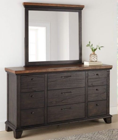 Steve Silver Co. Bear Creek Sable Dresser and Mirror Set-1