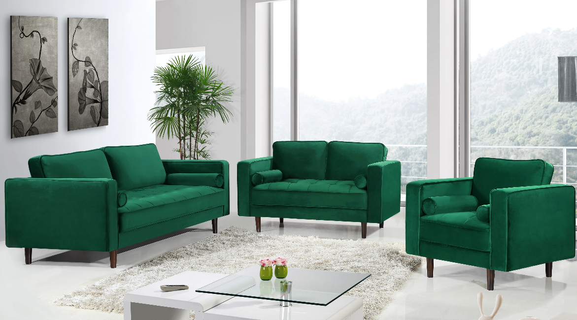 Meridian Furniture Emily Loveseat - Thumbnail 5