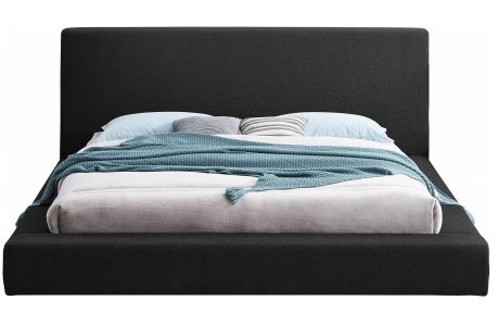 Meridian Furniture Terra Black Upholstered Full Panel Bed-1