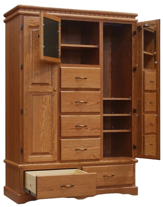 Wolfcraft Furniture Vintage Brown Chifforobe-1