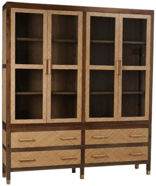 Bramble Customizable Kagu Display Cabinet-0