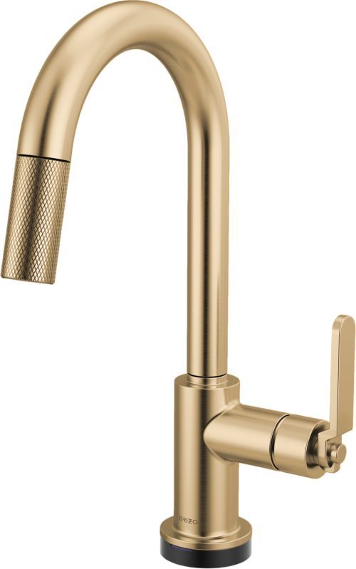 Brizo Litze® Brilliance® Luxe Gold® Smarttouch Prep Faucet with Arc Spout -0