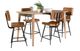 Coaster® Partridge 5-Piece Brown Counter Dining Set-0