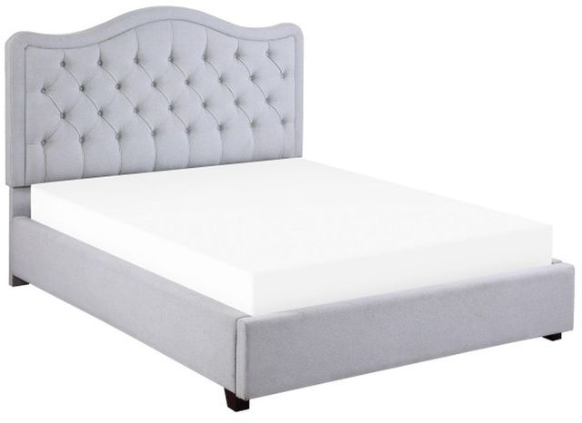 Homelegance® Toddrick Gray Queen Platform Bed-0