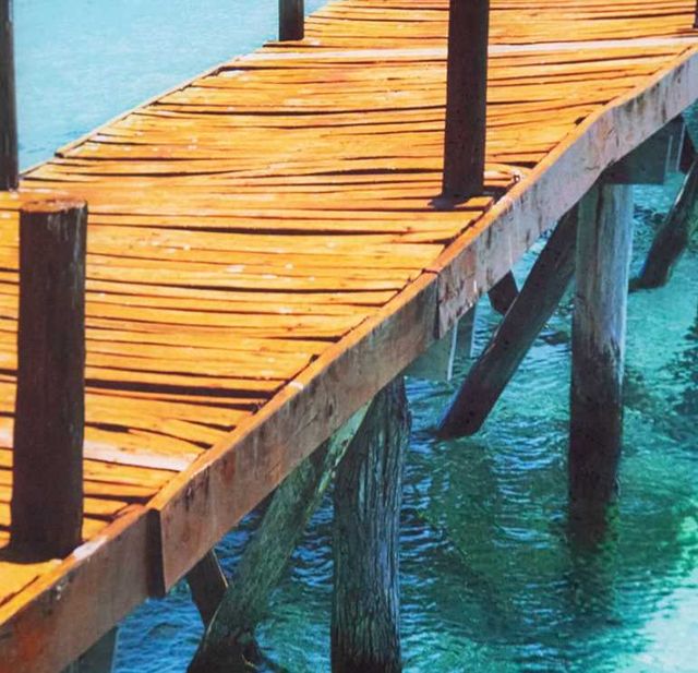 YHD Caribbean Jetty Wall Art-4