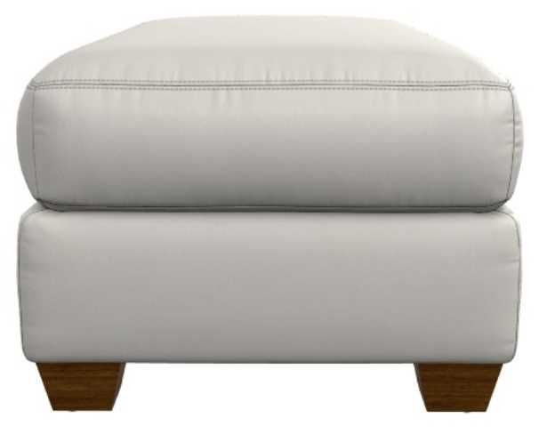 La-Z-Boy® Wilmette Ivory Leather Ottoman-3