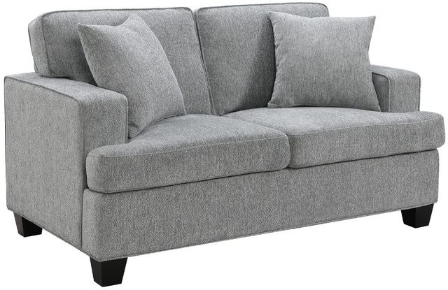 Intercon Baldwin Dalton Graphite Loveseat-0