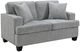 Intercon Baldwin Dalton Graphite Loveseat-0