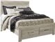 Signature Design by Ashley® Bellaby 4-Piece Whitewash Queen Storage Platform Bed Set-1