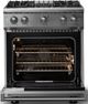 Viking® 5 Series 30" Stainless Steel Pro Style Gas (LP) Range with Polished Chrome Trim-1